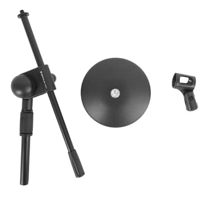 Rockville Kick Drum Stand w/Steel Round Base For Electro-Voice PL33 Microphone image 17