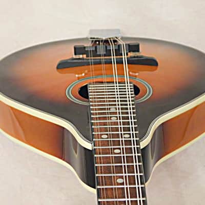Savannah SA-110 Oval Hole Acoustic A Style Mandolin Natural image 11