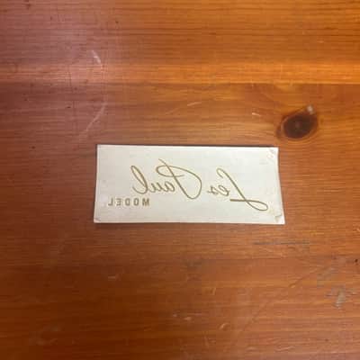 1950's-60's Gibson Les Paul Model Gold Headstock Logo N.O.S. image 1
