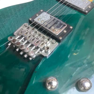 Hyundai Les Paul with Tremolo futuristic model Vintage 80’s floyd rose style Korea ? japan? image 23