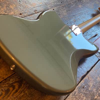 Fender Japan Very Rare 2023 Jasper Olive Metallic Hybrid II Jazzmaster w/ Matching Headstock image 4