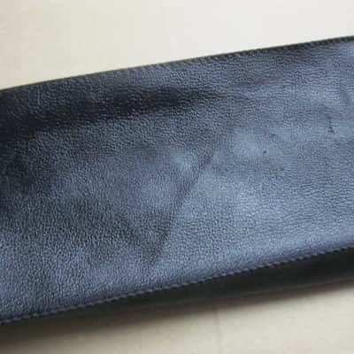 lightly used genuine BOSS vinyl pouch for FV300H, FV300L, and similar size size Boss pedals (NO pedal included) 1990s - Black Vinyl Exterior / Black Thin Canvas Interior image 12