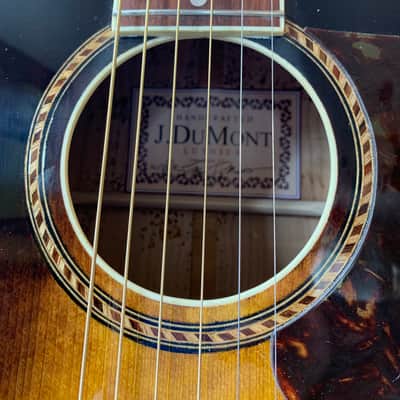 DuMont OO Nick Lucas inspired relic 2018 Reliced gloss nitrocellulose lacquer- hand rubbed sunburst image 11