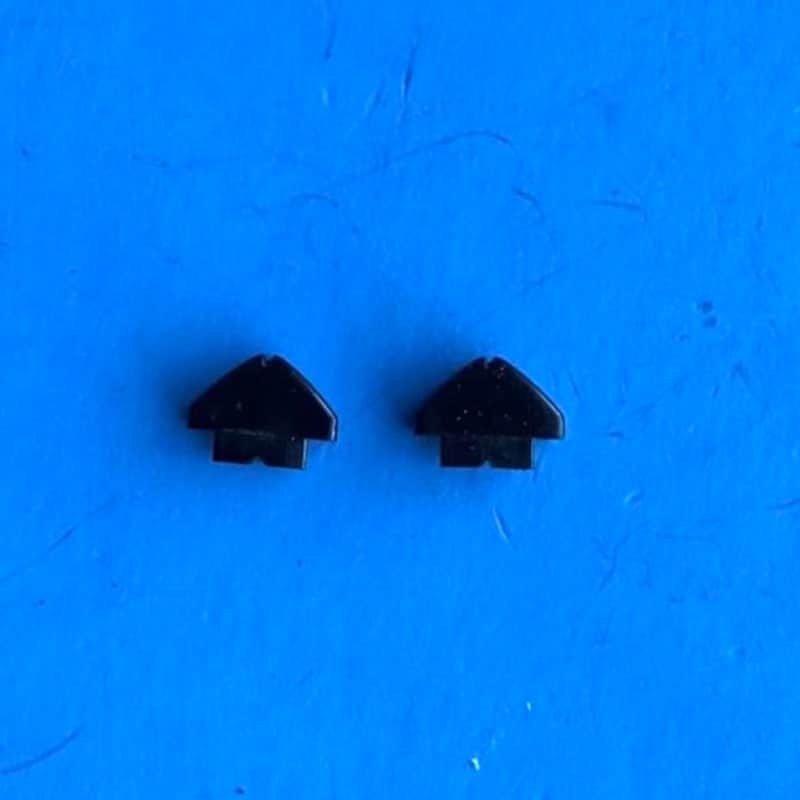 CASIO LK-92TV Lighting Keyboard Part: Volume Mode Slider Cap Cover Black image 1