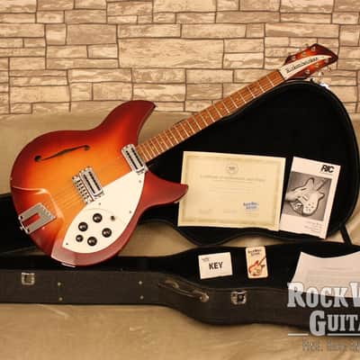 Rickenbacker  1997 Rose Morris  1989 - Fireglo  F-Hole Tom Petty 330 image 3
