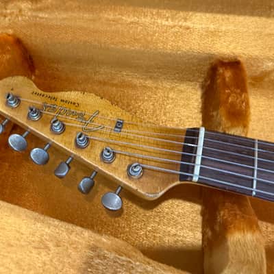 Fender Masterbuilt Yuriy Shishkov Telecaster 2009 - Heavy Relic Dakota Red image 6