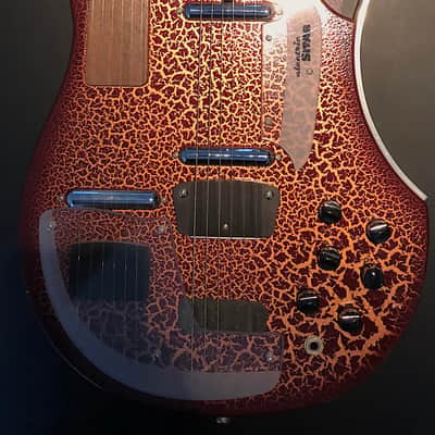 Jerry Jones Supreme Dual Neck Sitar 2000s Gatorburst image 1