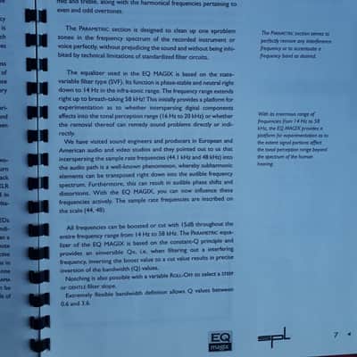 Owner's Manual for SPL EQ Magix 1994 image 4