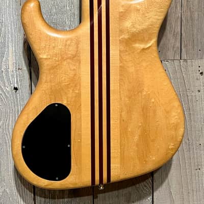 Rare 1996 Alembic Elan Natural Maple, Walnut & Purple Heart Neck Thru, OHSC image 12