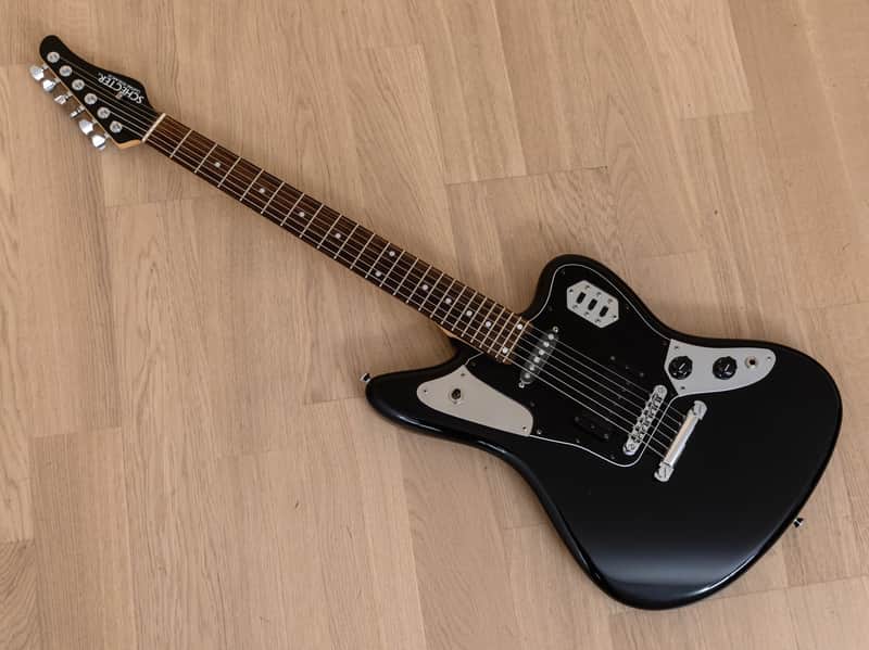 2018 Schecter AR-06 Offset Electric Guitar Black SH w/ | Reverb