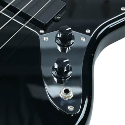 Squier Affinity Series Jaguar Bass H MN Black image 9