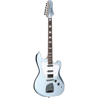 Guild Surfliner Deluxe Electric Guitar, Glacier Blue Metallic image 6