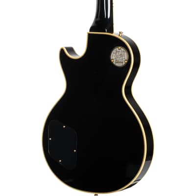 Gibson 1968 Les Paul Custom Reissue Electric Guitar - Ebony image 6