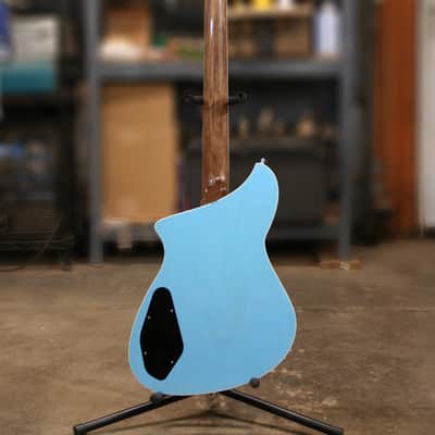 Whalehazard Andromeda Elite 2018 Walnut Burst/Sonic Blue image 9