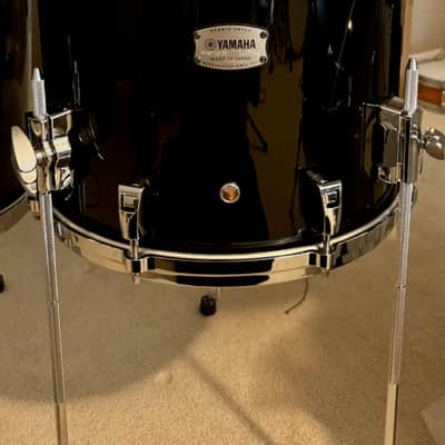 Yamaha PHX 5pc Shell Pack - Solid Black Lacquer 10/12/14/16/22 image 5