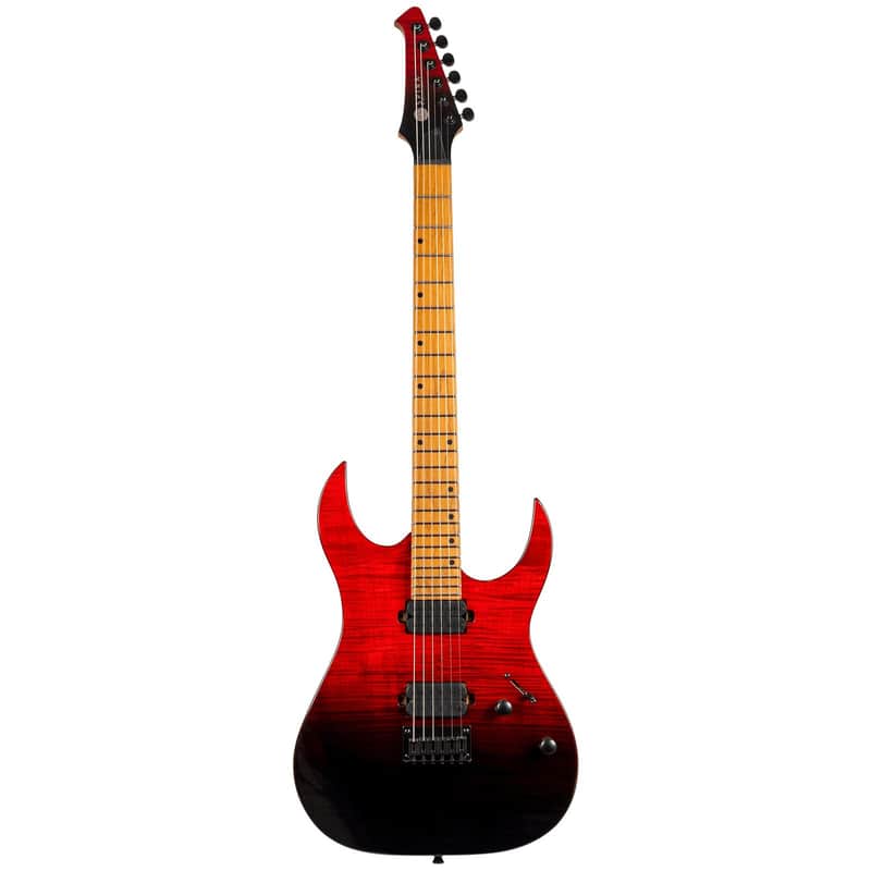 Spira S-450 TRD Double Cutaway Roasted Poplar Flamed Maple Top Canadian Roasted Maple Neck 6-String Electric Guitar image 1