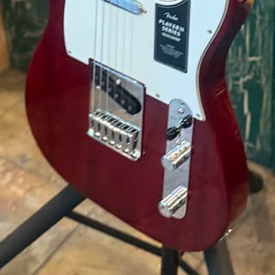 2026 Fender Player II Telecaster Mexi Electronic Guitar Transparent Cherry image 5