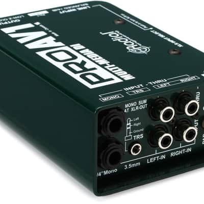 Radial ProAV1 1-channel Passive A/V Direct Box image 1