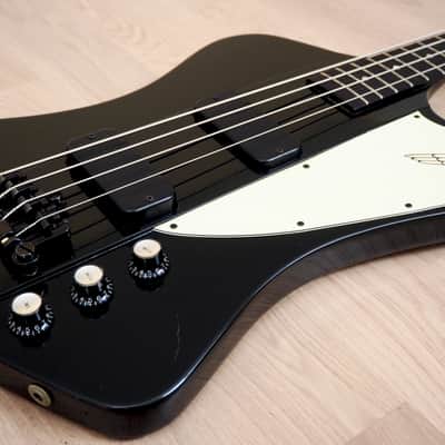 1995 Gibson Thunderbird IV Limited Edition Neck Through Electric Bass Ebony w/ Case image 7