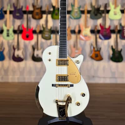 Gretsch White Penguin G6134T-58 Vintage Select - Vintage White image 5