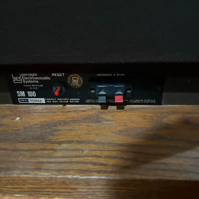 Rare BES SM 100 flat panel speakers image 10