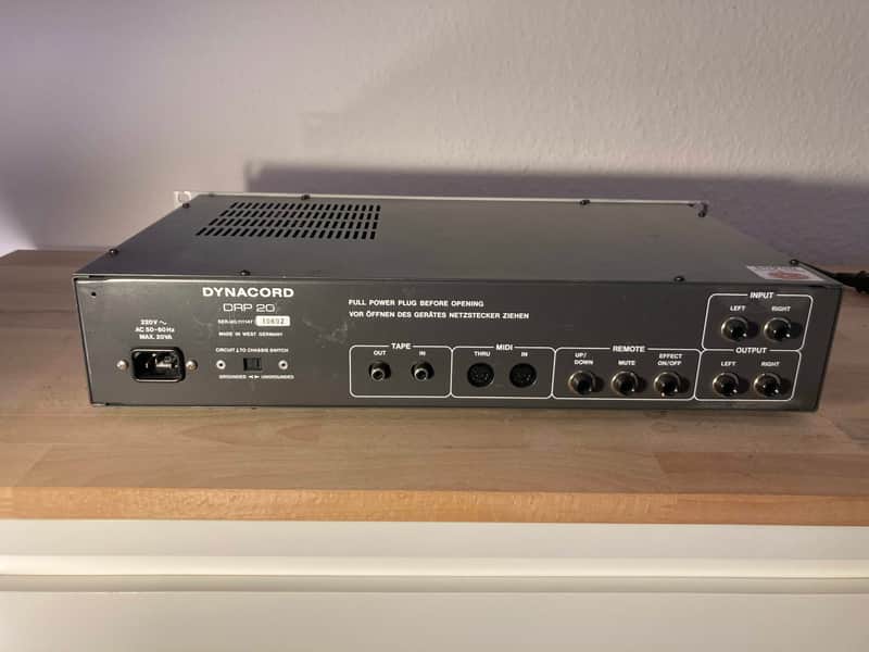 激レア！DYNACORD DRP20 ビンテージリバーブ reverb dynacord DRP 20 - What To Know & Where To Buy | Equipboard