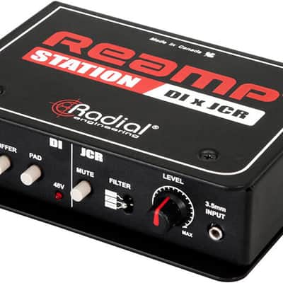 Radial Reamp Station Combo Active Direct Box & Reamp JCR image 3