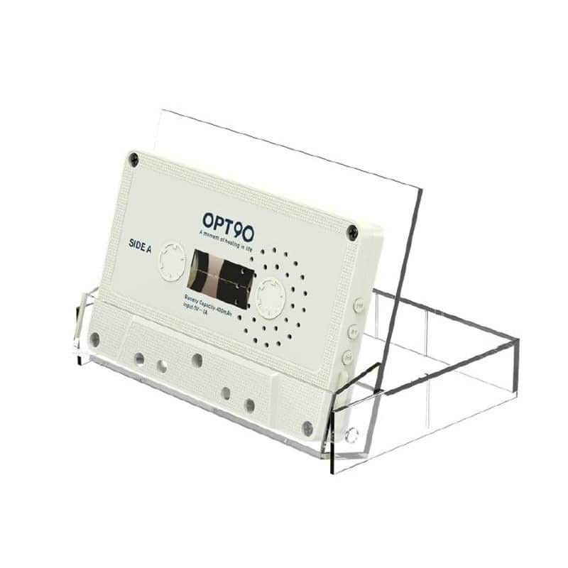 OPT90 Cassette Speaker Portable Bluetooth Speaker (ivory) image 1