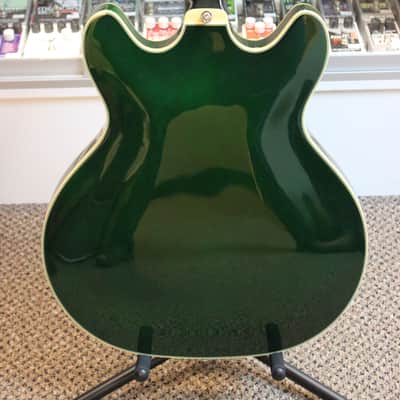 Guild Starfire Bass II in  Emerald Green, Like New with original hard case! image 4
