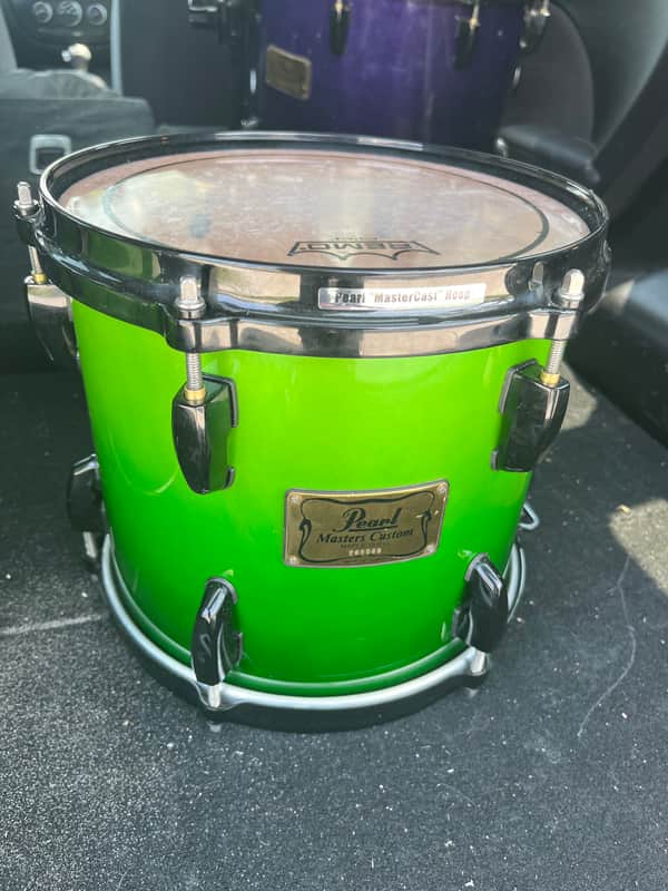 Pearl Masters Custom MMX 10x9 Rack Tom Early 2000’s - Emerald Fade image 1
