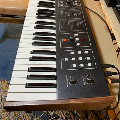 Sequential Six-Trak 49-Key 6-Voice Polyphonic Synthesizer 1984 - 1985 - Black with Wood Sides image 3