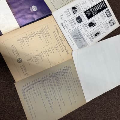 Used Vintage Retro Old Set of 14 different music books Classical/Solo Guitar image 7