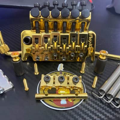 Floyd Rose Original Style Tremolo System FRT - 1000 Gold | Locking Nut Included | DHL Express Delivery Included | image 4