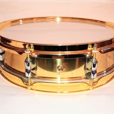 UNMARKED BRASS PICCOLO SNARE DRUM 13"/8L- FREE SHIP TO C-USA! image 2