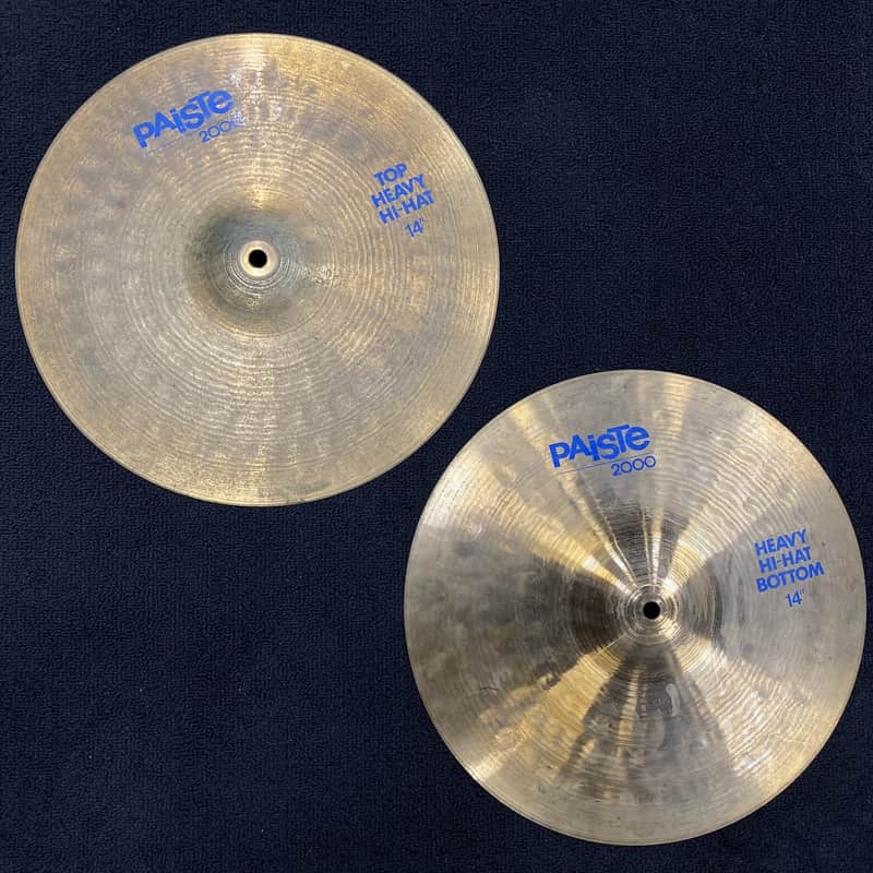 Paiste 14" 2000 Heavy Hi-Hat Cymbals (Pair) image 1