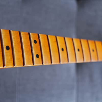 Warmoth 1-Piece Maple Neck with Amber Finish and Locking Hipshot Tuners! image 10