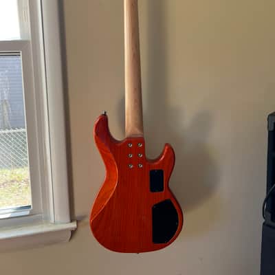 Used G&L L-2500 Left-Handed Bass, Transparent Orange image 5