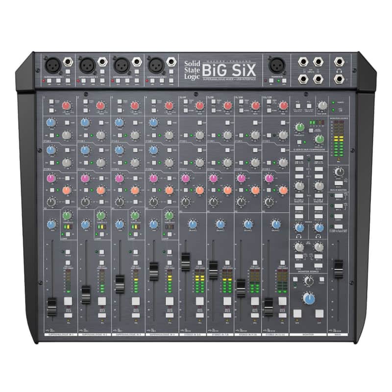 Solid State Logic BiG SiX Analog Mixer and USB Audio Interface *USA Small Business* image 1