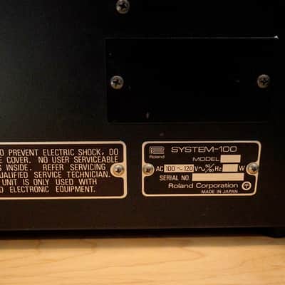 Roland System 100 Modular Synthesizer 1975 - 1979 - Black / Silver image 8