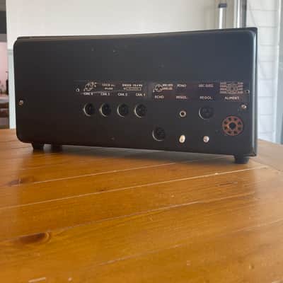 Vintage Binson Hi-Fi Tube Amp - EL34 Power Amp + 4 Channel preamp "Pre Mixer PA 4 Echo Unit" – Original Cables 70s Pink Floyd image 5