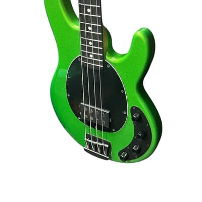Ernie Ball Music Man StingRay 4 Special Kiwi Green/Ebony 9 LBS *IN STOCK* image 4