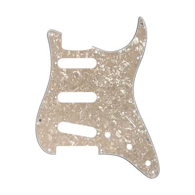 D'Andrea 4-Ply11-Hole SSS Stratocaster Pickguard Vintage Pearl