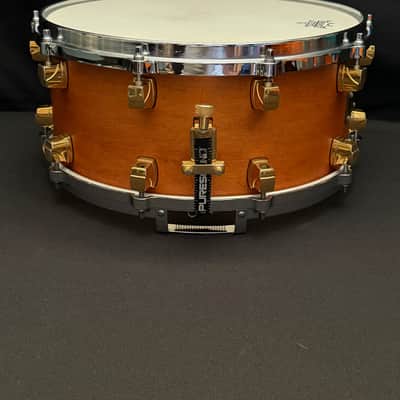 Yamaha Maple Custom MSD-0116 Snare Drum 14" x 6,5 1990's - Maple image 8