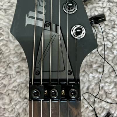 Ibanez RG Iron Label Electric Guitar Flat Black, Model RGRB620BKF image 2