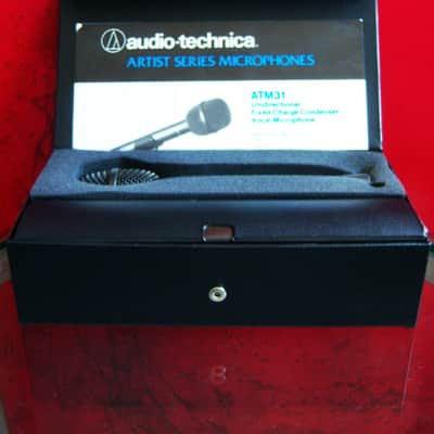 Vintage 1980's Audio-Technica ATM31 Handheld Small Diaphragm Cardioid Condenser Microphone Low Z w accessories # 2 image 3