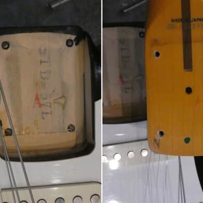 FENDER Stratocaster ST'57-Left Hand 1989 - Black - Japan Import image 9