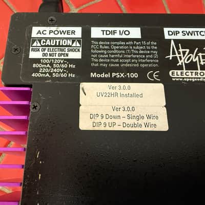 Apogee PSX-100 Version 3.0 UV22HR 2 CH. 24-Bit 96kHz A/D-D/A Converter 2000s - Purple image 6