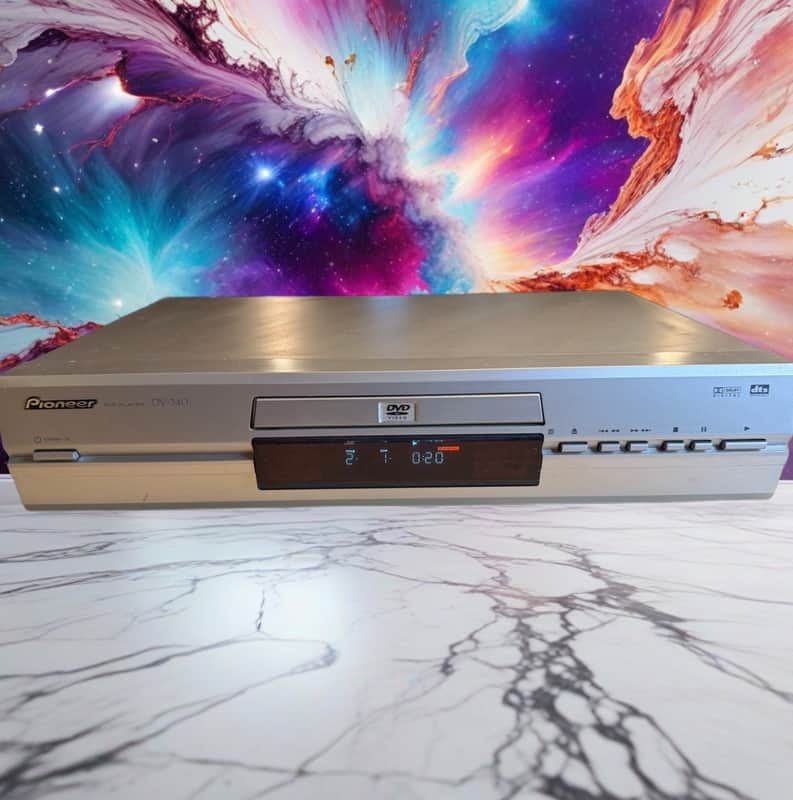 Pioneer DV-340 DVD Player Silver MP3 Playback Dolby Digital DTS Fully Working🔥 image 1
