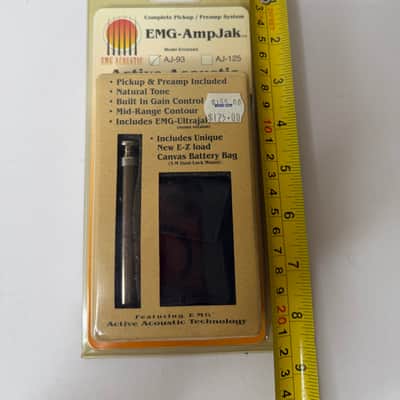 EMG AmpJak AJ-93 Active Acoustic Pickup & Preamp System (New Old Stock) image 6