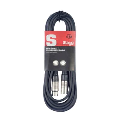 Stagg 6M 20Ft Microphone Cable XLR female-XLR male Mike Mic image 9